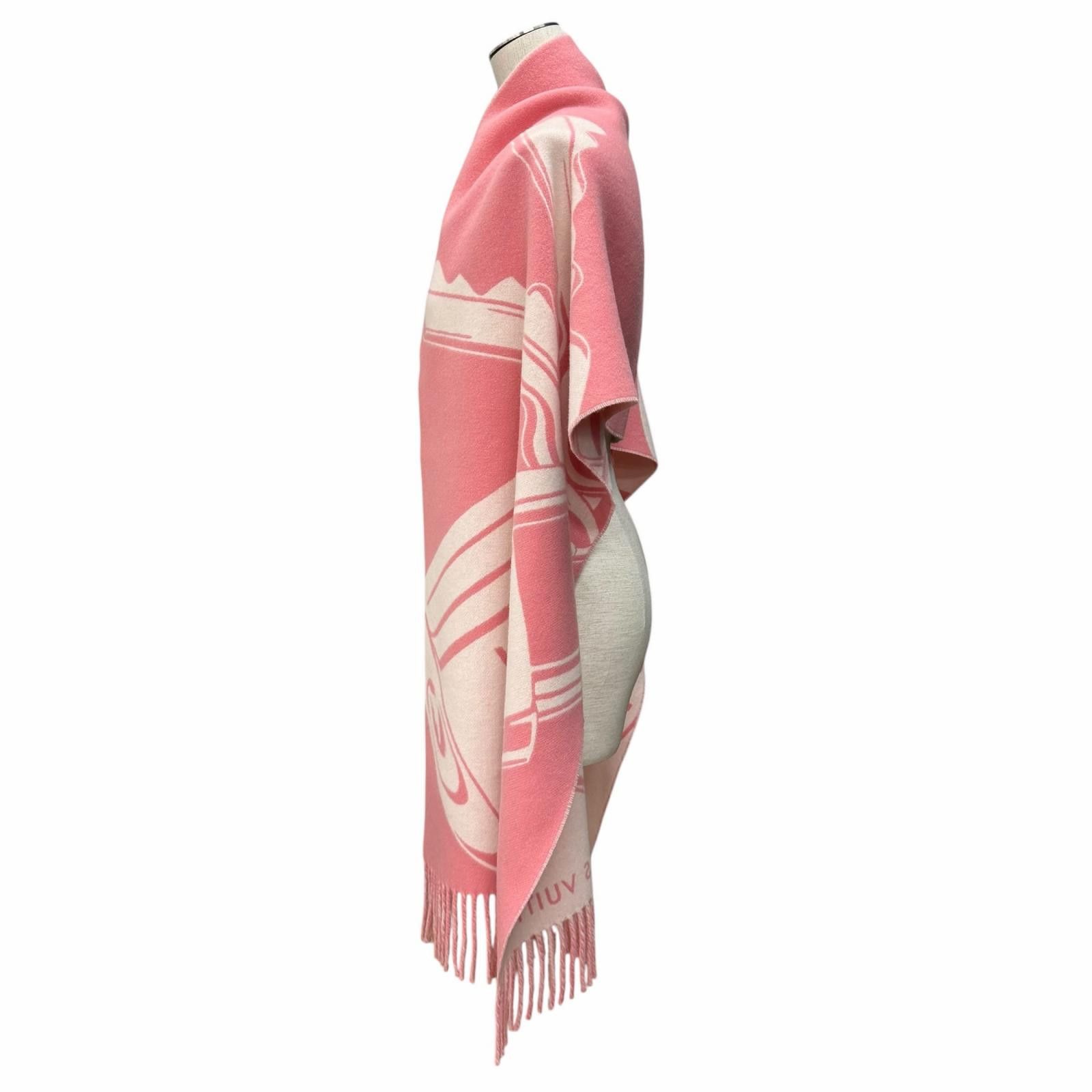 Louis Vuitton Louis Vuitton Louis Vuitton Wool Cashmere Scarf Textile Scarf M96823 DUTY FREE for USA Size ONE SIZE - 4 Thumbnail