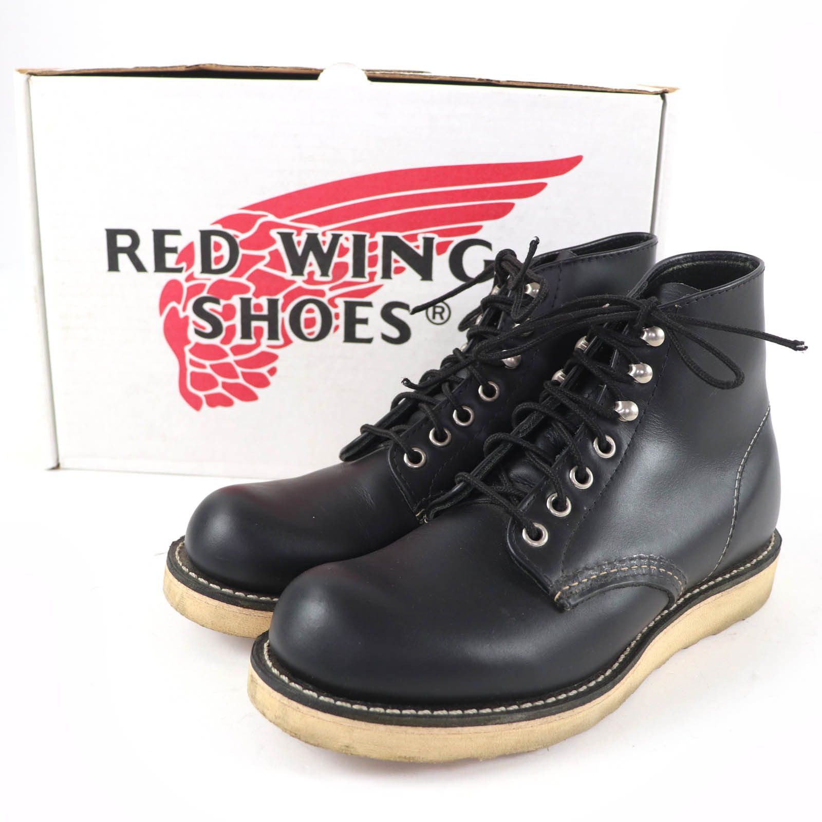 Other Other Red Wing Plain Toe Leather Short Boots Leather Shoes 8165 DUTY FREE for USA Size ONE SIZE - 2 Thumbnail