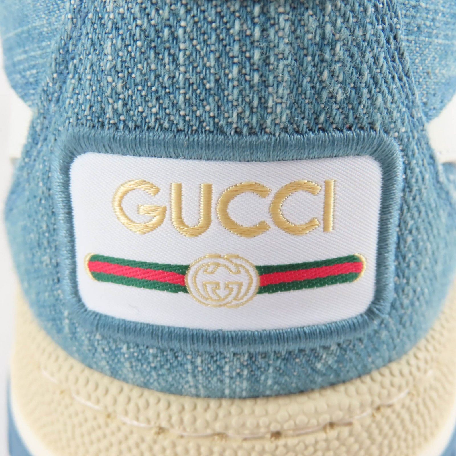 Gucci Gucci Gucci GG Denim Low Cut Sneakers Textile Shoes DUTY FREE for USA Size ONE SIZE - 9 Thumbnail