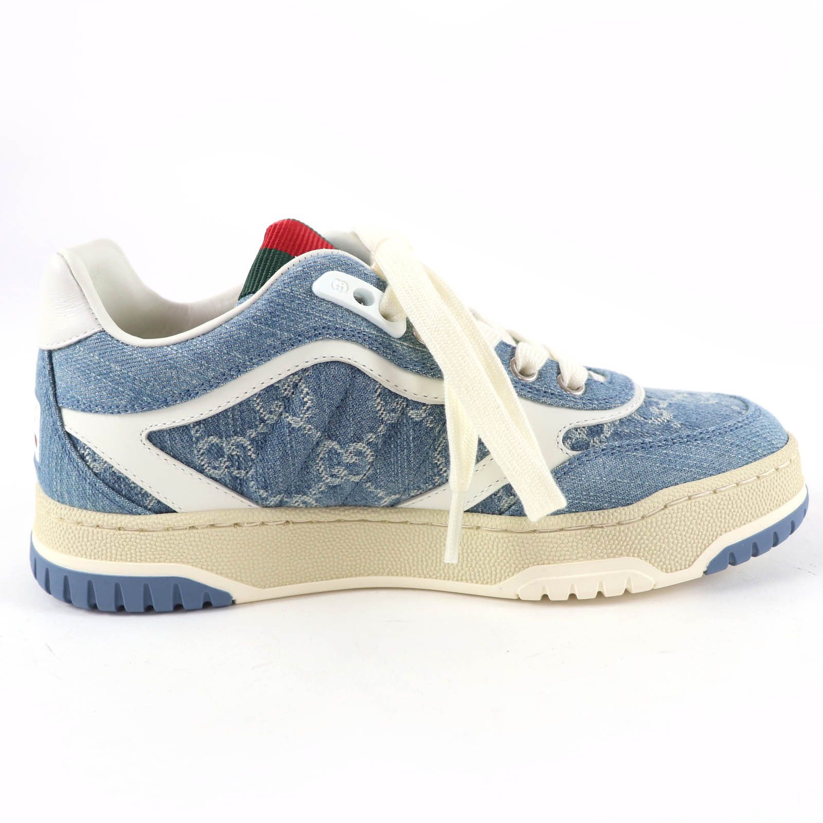 Gucci Gucci Gucci GG Denim Low Cut Sneakers Textile Shoes DUTY FREE for USA Size ONE SIZE - 6 Thumbnail
