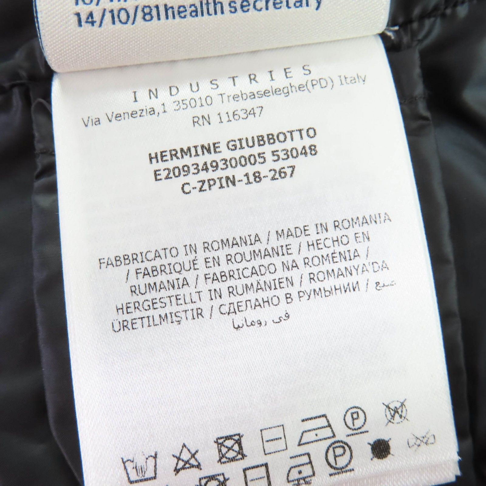 Moncler Moncler Moncler Hermine Nylon Down Coat Textile Outerwear DUTY FREE for USA Size ONE SIZE - 11 Thumbnail