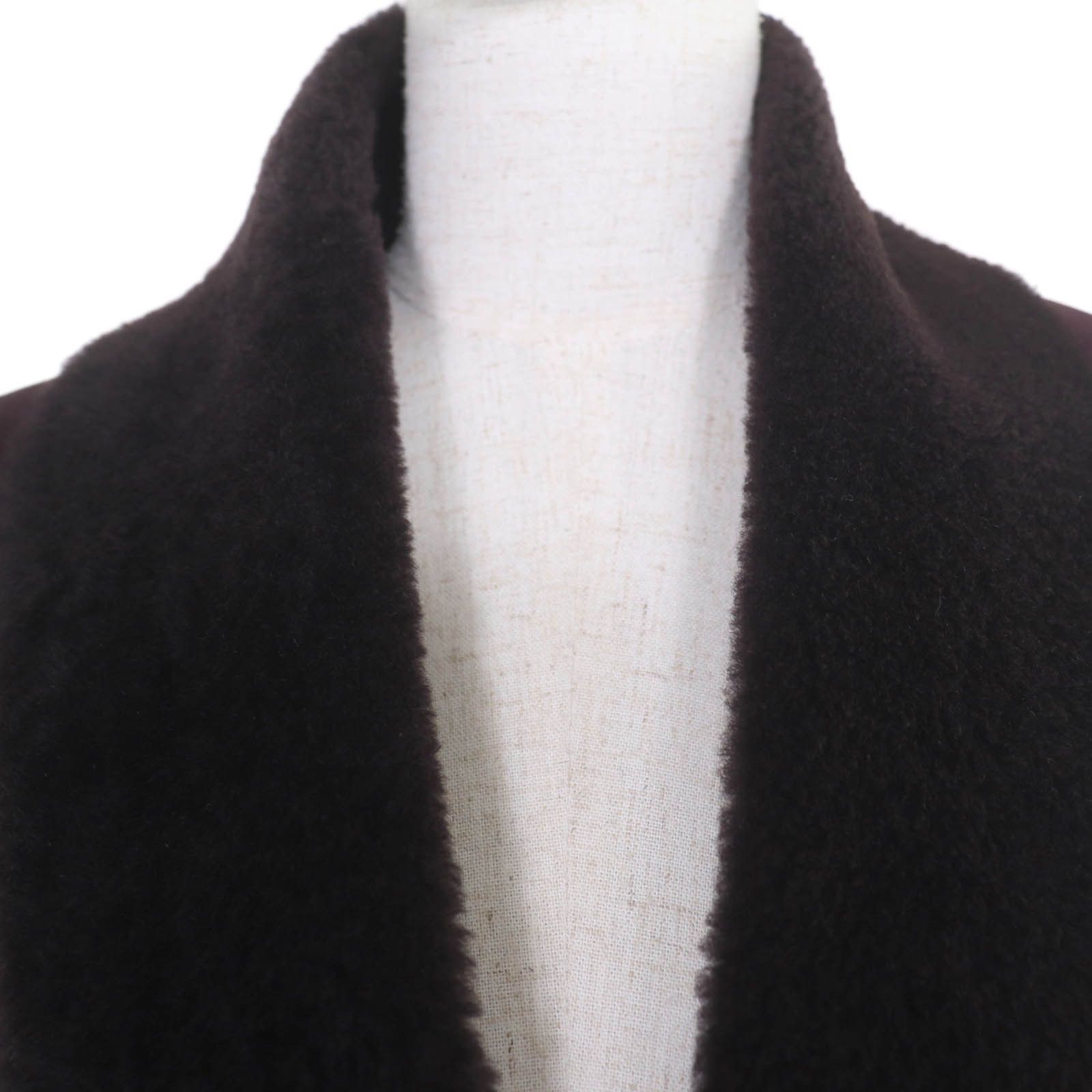 Gucci Gucci Gucci Shearling Coat Leather Outerwear DUTY FREE for USA Size ONE SIZE - 4 Thumbnail