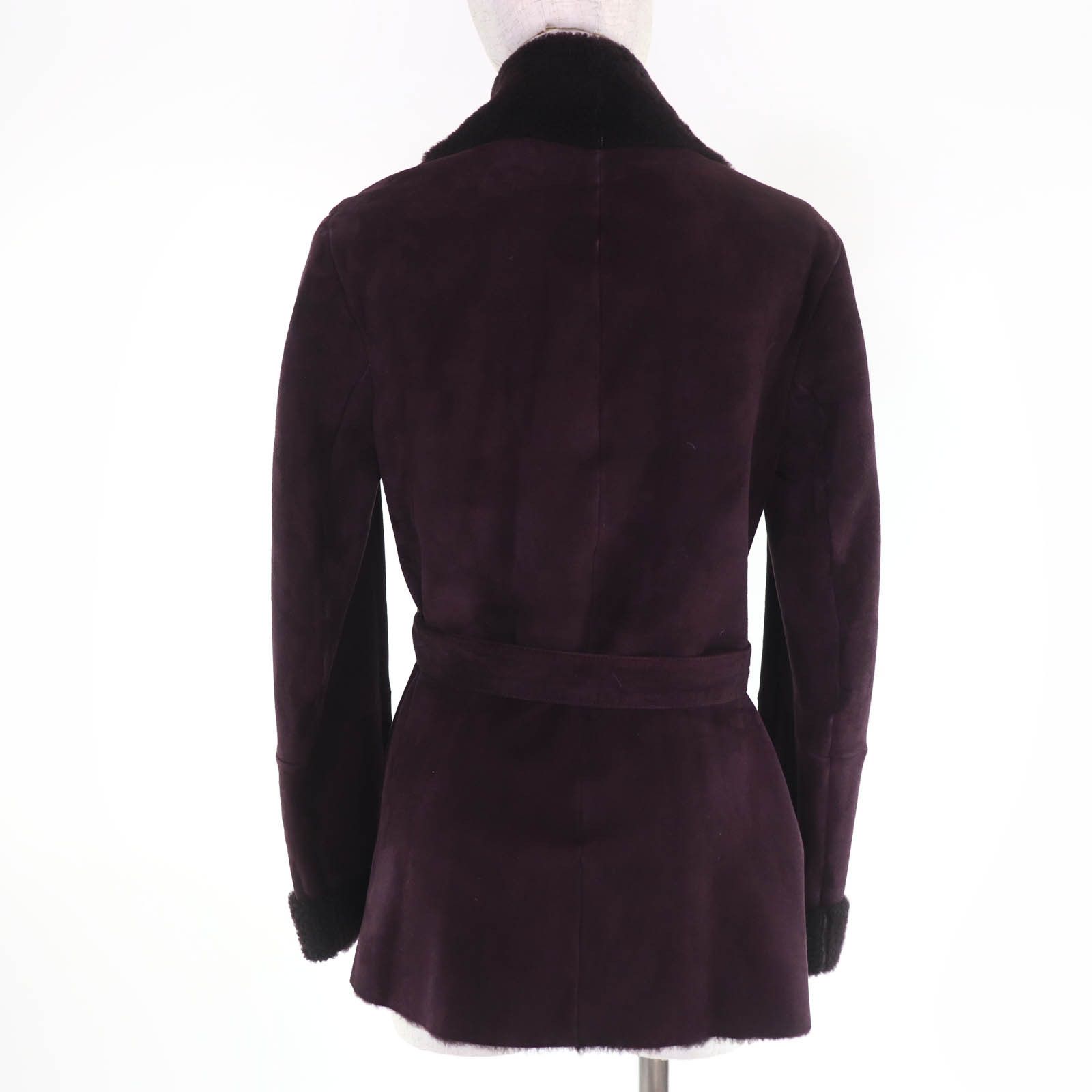 Gucci Gucci Gucci Shearling Coat Leather Outerwear DUTY FREE for USA Size ONE SIZE - 3 Thumbnail