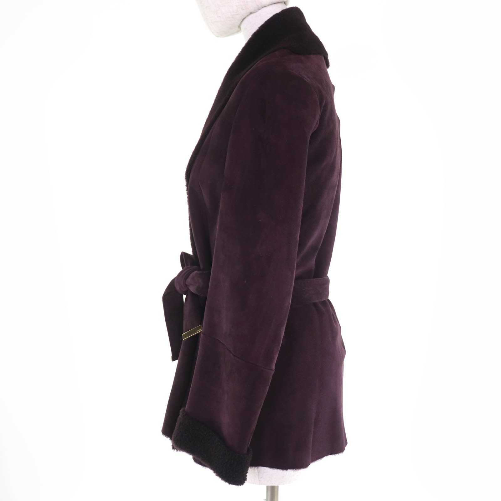 Gucci Gucci Gucci Shearling Coat Leather Outerwear DUTY FREE for USA Size ONE SIZE - 2 Thumbnail