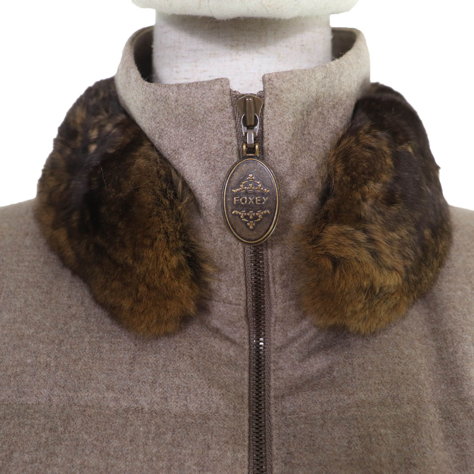 Other Other FOXEY Chinchilla Wool Down Vest Textile Outerwear 28968 DUTY FREE for USA Size ONE SIZE - 4 Thumbnail