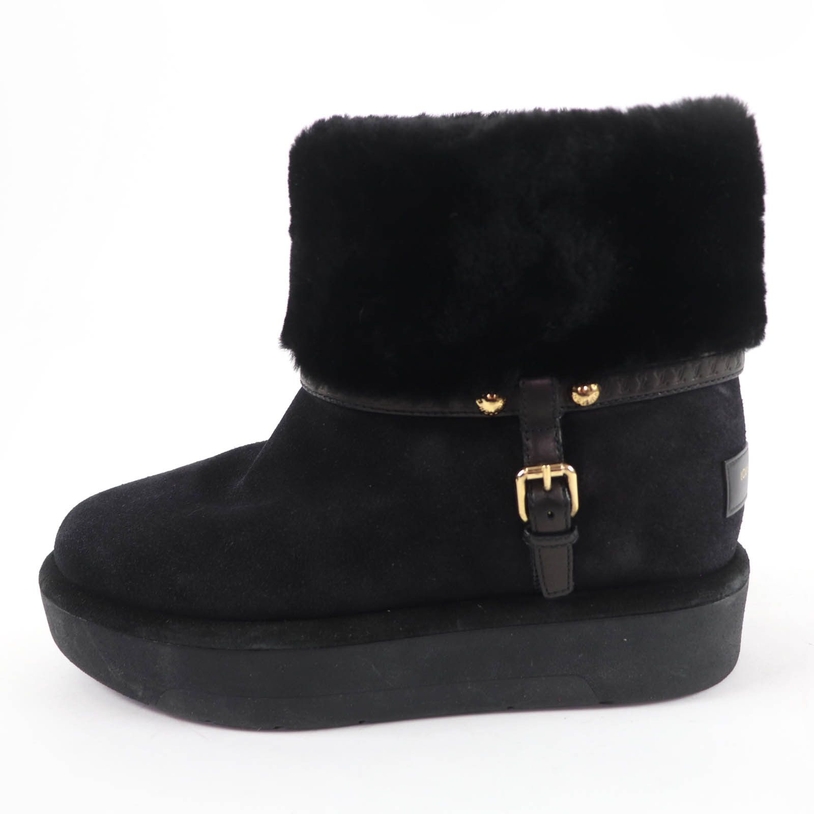 Louis Vuitton Louis Vuitton Louis Vuitton Aspen Line Shearling Boots Fur Shoes DUTY FREE for USA Size ONE SIZE - 4 Thumbnail
