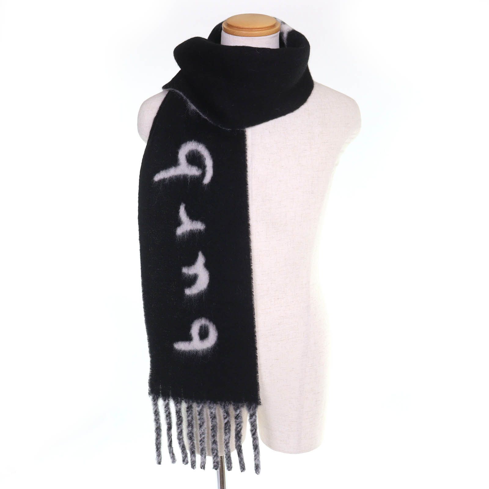 Burberry Burberry Burberry Alpaca Wool Scarf Textile Scarf DUTY FREE for USA Size ONE SIZE - 3 Thumbnail