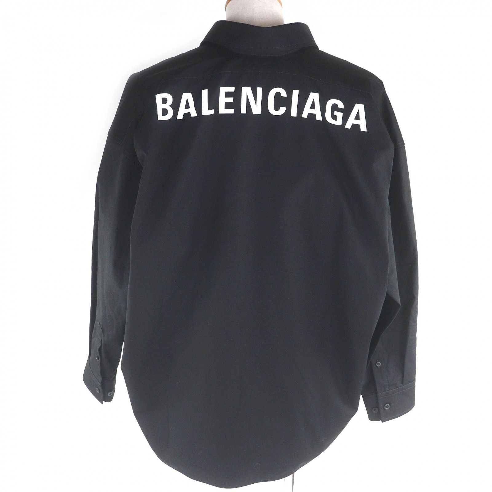 Balenciaga Balenciaga Balenciaga Cotton Long Sleeve Shirt Textile Dress Shirt DUTY FREE for USA Size ONE SIZE - 4 Thumbnail