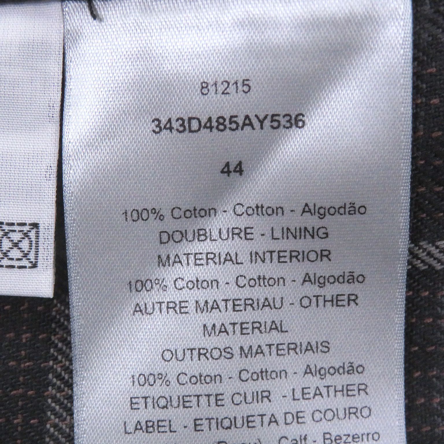 Dior Dior Dior Corduroy Collar Cotton Coverall Leather Outerwear DUTY FREE for USA Size ONE SIZE - 8 Thumbnail