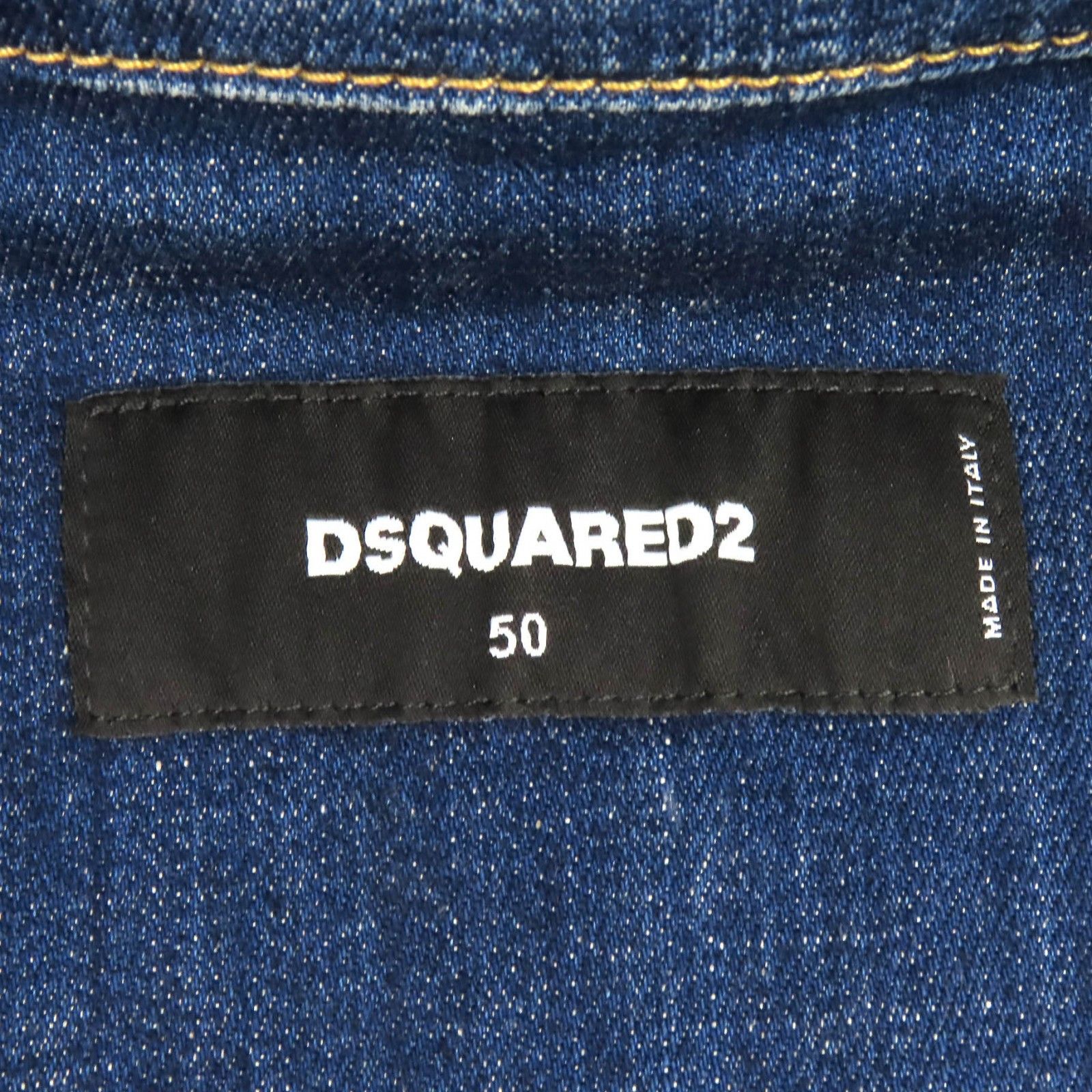 Dsquared2 Dsquared2 DSQUARED2 Denim Jacket Cotton Jacket Textile Outerwear S74AM1386 DUTY FREE for USA Size ONE SIZE - 7 Thumbnail