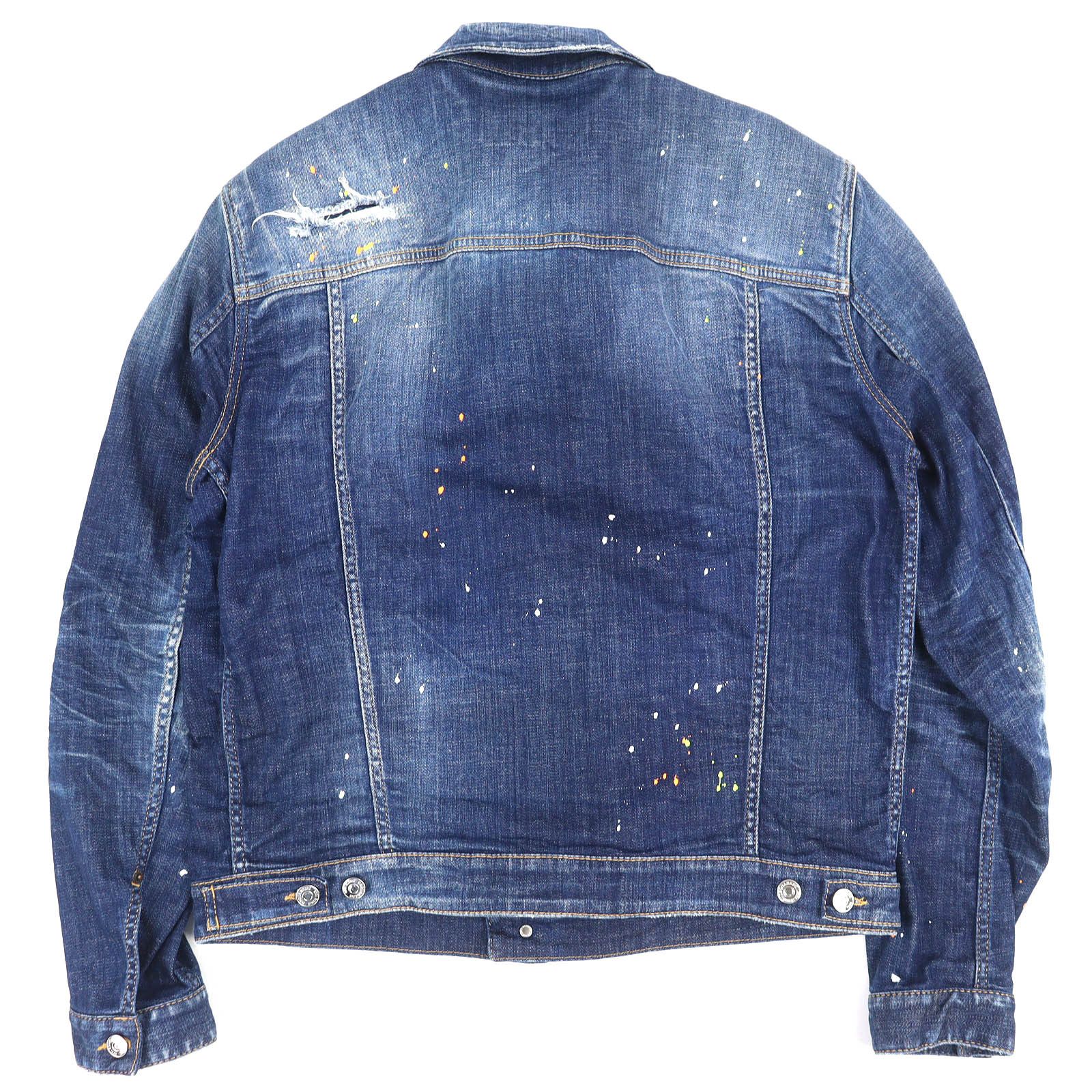 Dsquared2 Dsquared2 DSQUARED2 Denim Jacket Cotton Jacket Textile Outerwear S74AM1386 DUTY FREE for USA Size ONE SIZE - 2 Thumbnail