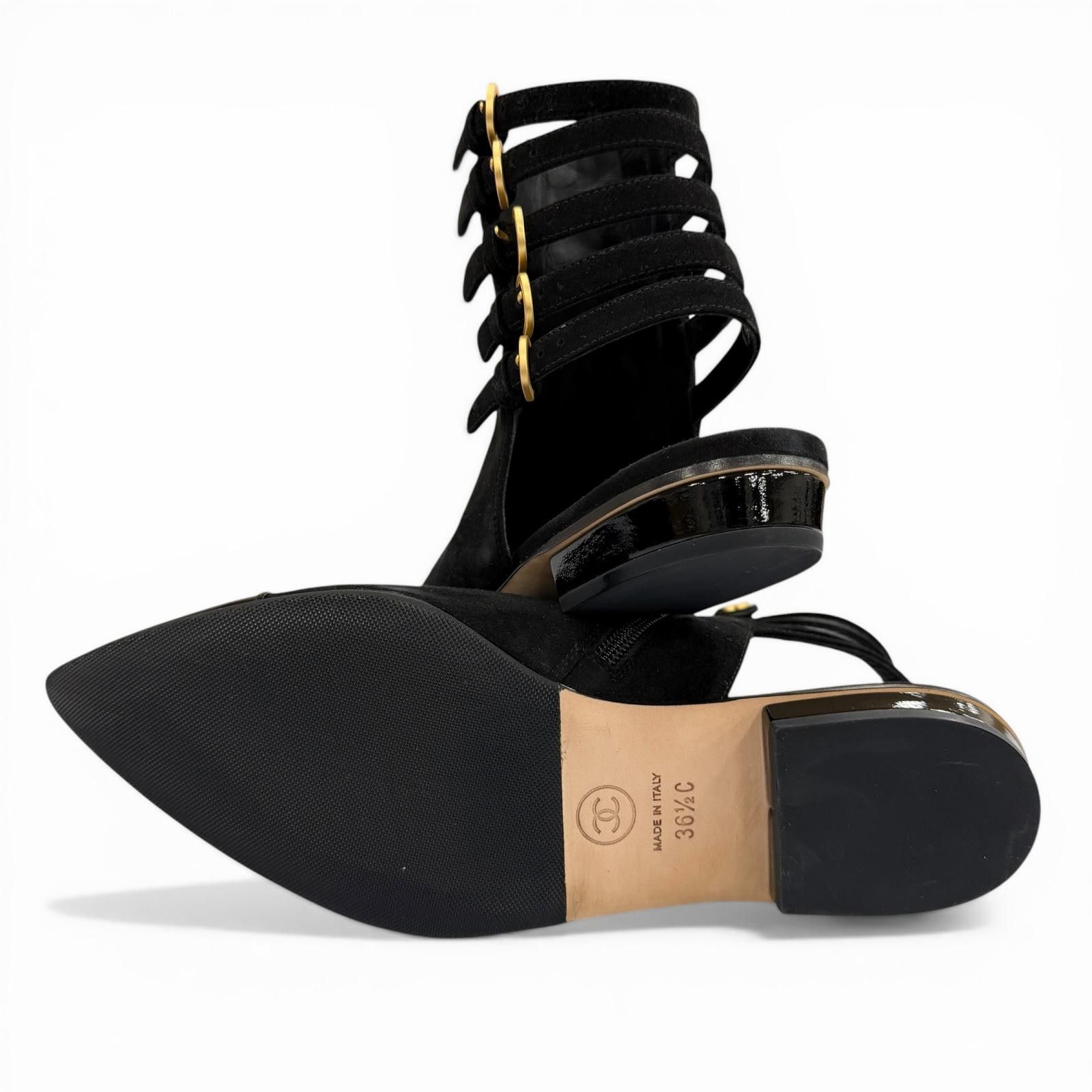 Chanel Chanel Chanel Suede Ankle Boots Leather Shoes G30600 DUTY FREE for USA Size ONE SIZE - 8 Thumbnail