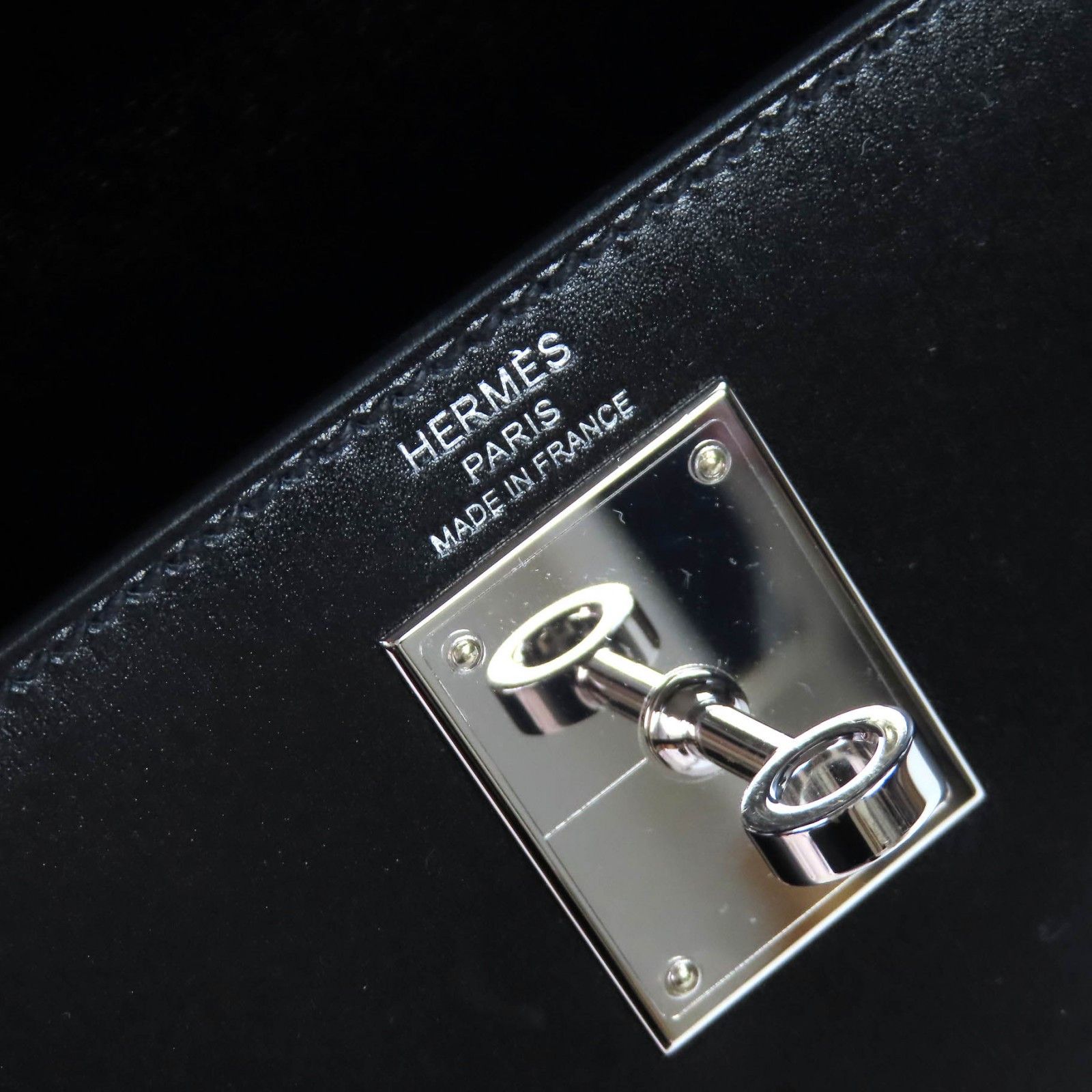 Hermes Hermes Hermes Kelly28 Boxcalf Shoulder Bag Leather Shoulder Bag Stamp U (2022) DUTY FREE for USA Size ONE SIZE - 13 Thumbnail