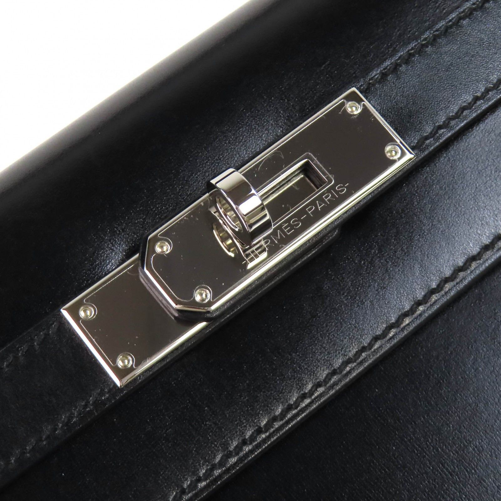 Hermes Hermes Hermes Kelly28 Boxcalf Shoulder Bag Leather Shoulder Bag Stamp U (2022) DUTY FREE for USA Size ONE SIZE - 12 Thumbnail