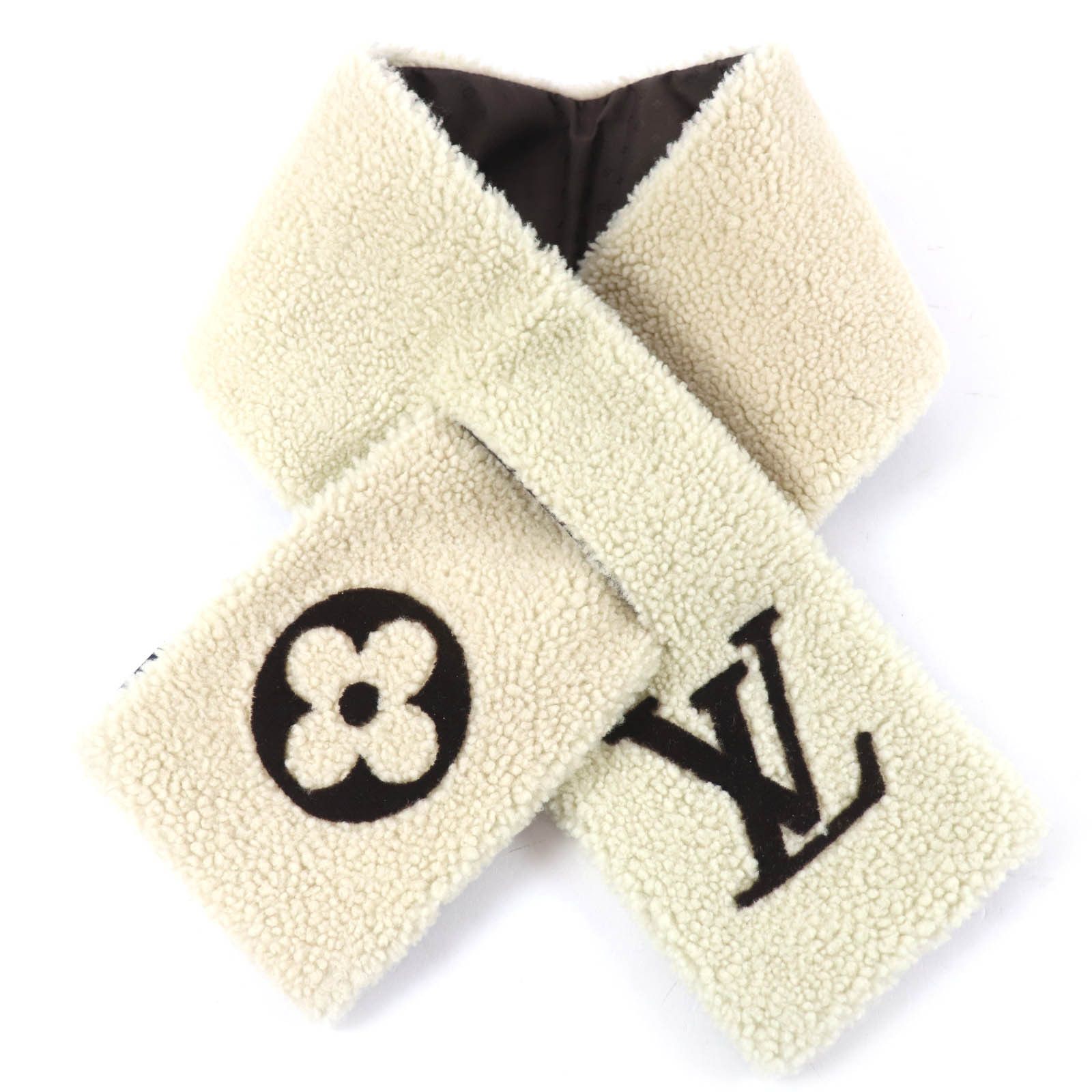 Louis Vuitton Louis Vuitton Louis Vuitton Shearling Scarf Fur Scarf M79229 DUTY FREE for USA Size ONE SIZE - 3 Thumbnail
