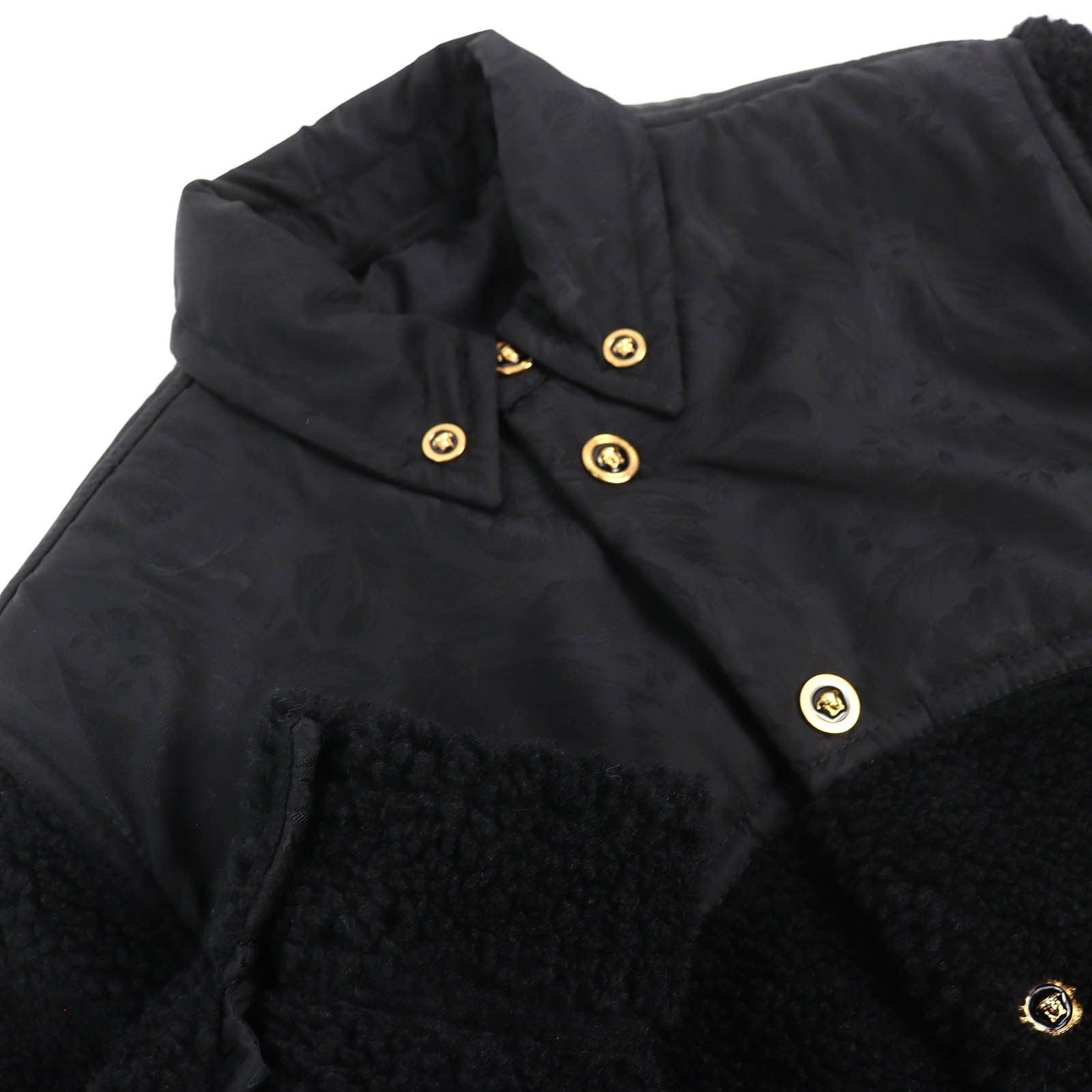 Versace Versace Versace Medusa Button Boa Blouson Textile Outerwear DUTY FREE for USA Size ONE SIZE - 4 Thumbnail