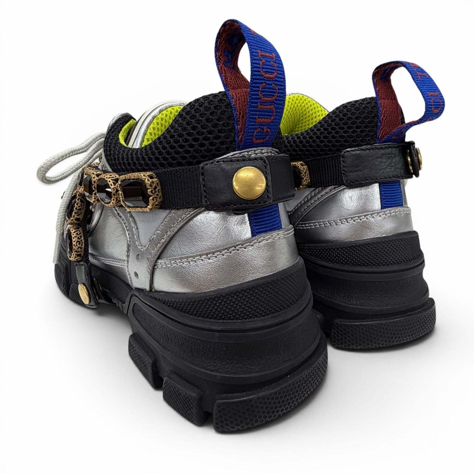 Gucci Gucci Gucci Leather Sneakers Leather Shoes DUTY FREE for USA Size ONE SIZE - 5 Thumbnail