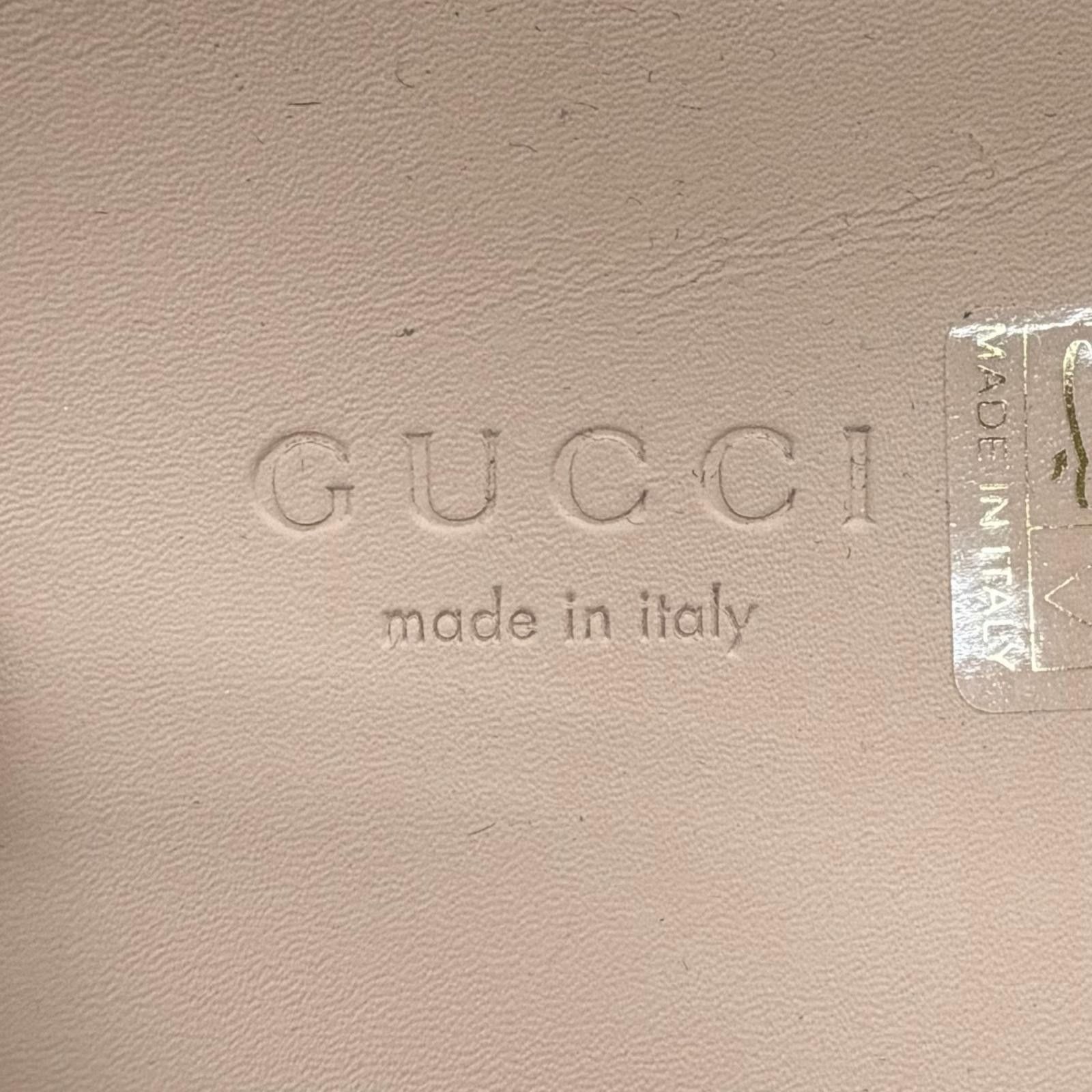 Gucci Gucci Gucci Leather Sneakers Leather Shoes DUTY FREE for USA Size ONE SIZE - 10 Thumbnail
