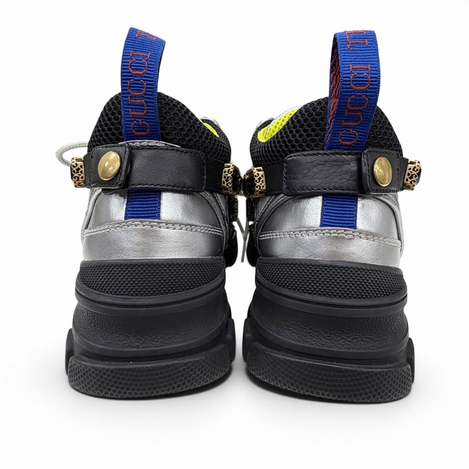 Gucci Gucci Gucci Leather Sneakers Leather Shoes DUTY FREE for USA Size ONE SIZE - 4 Thumbnail