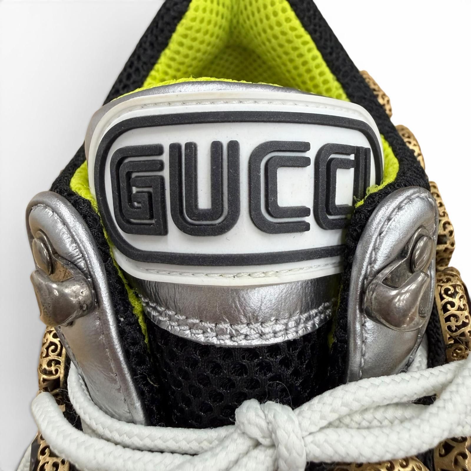 Gucci Gucci Gucci Leather Sneakers Leather Shoes DUTY FREE for USA Size ONE SIZE - 9 Thumbnail