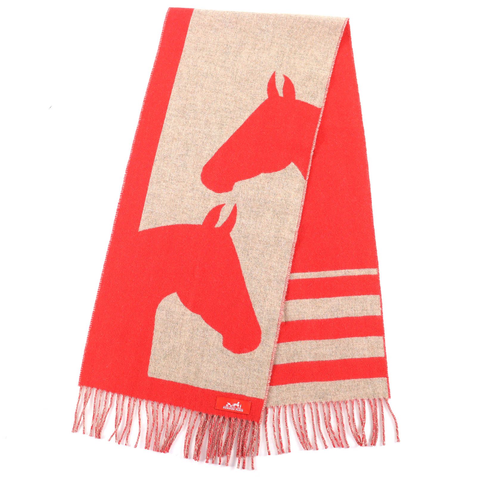 Hermes Hermes Hermes Love Story Cashmere Scarf Textile Scarf DUTY FREE for USA Size ONE SIZE - 2 Thumbnail