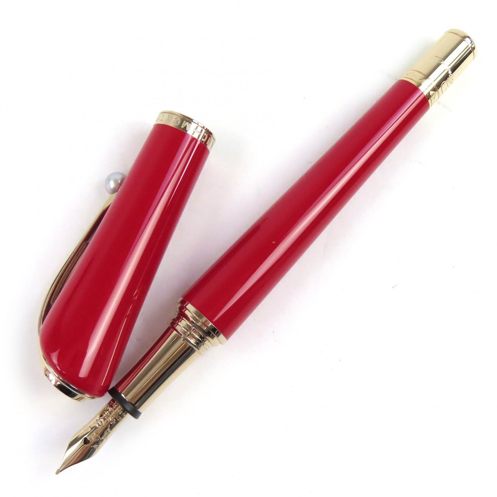 Montblanc Montblanc Montblanc Muse Marilyn Monroe Au585 Fountain Pen Precious Metal Pen DUTY FREE for USA Size ONE SIZE - 3 Thumbnail