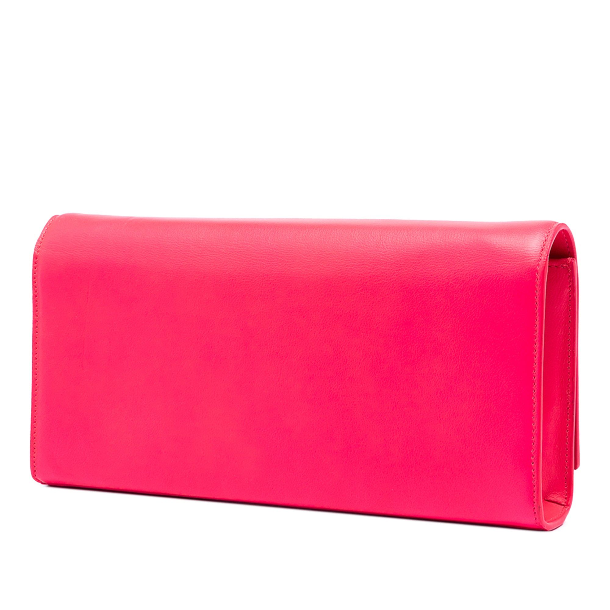 Saint Laurent Paris Smooth Calfskin Monogram Cassandre Clutch Size ONE SIZE - 2 Thumbnail