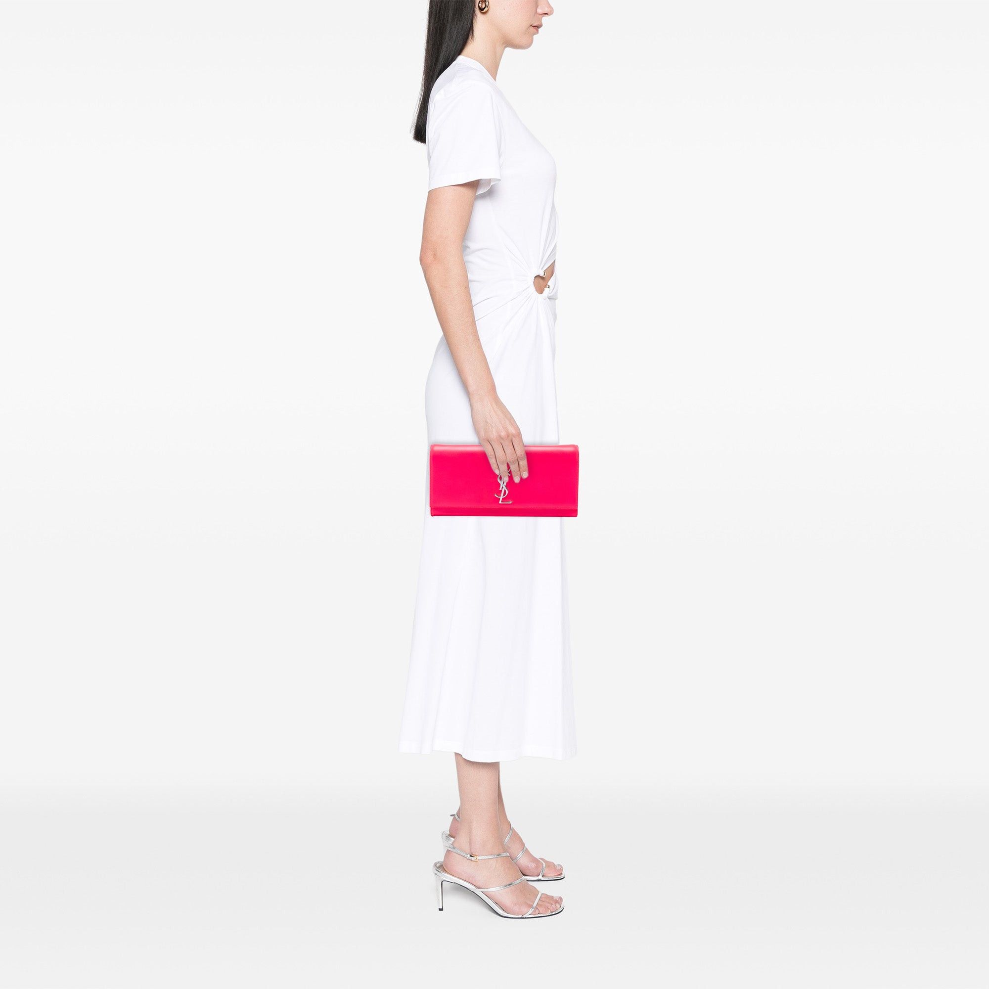 Saint Laurent Paris Smooth Calfskin Monogram Cassandre Clutch Size ONE SIZE - 7 Thumbnail