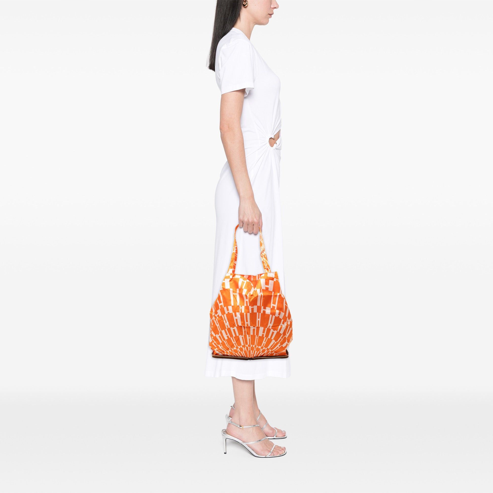 Hermes H Logo Silky Pop Folding Pouch Tote Size ONE SIZE - 9 Thumbnail