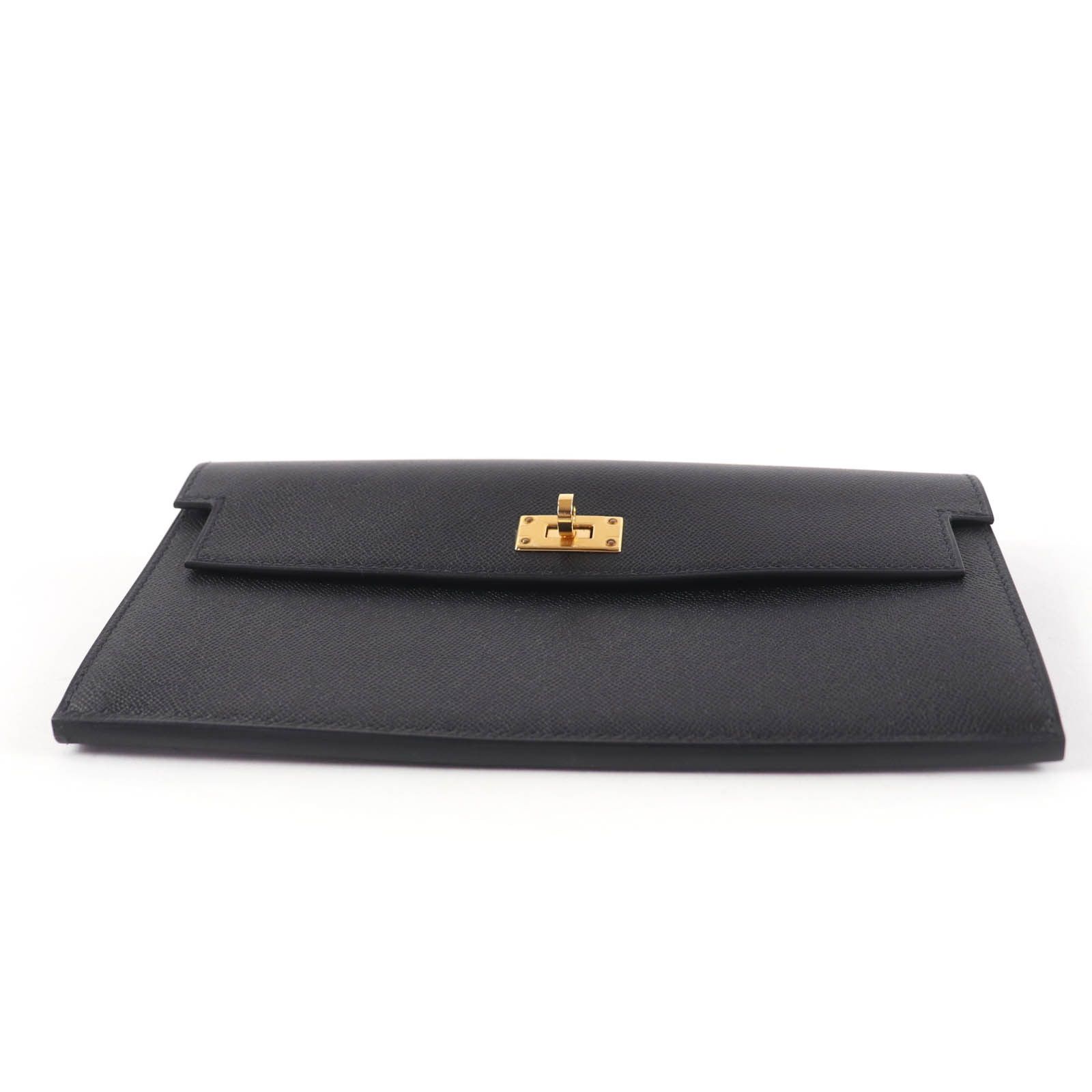 Hermes Hermes Hermes Kelly Pocket Long Epsom Wallet Leather Long Wallet Stamp W (2024) DUTY FREE for USA Size ONE SIZE - 4 Thumbnail