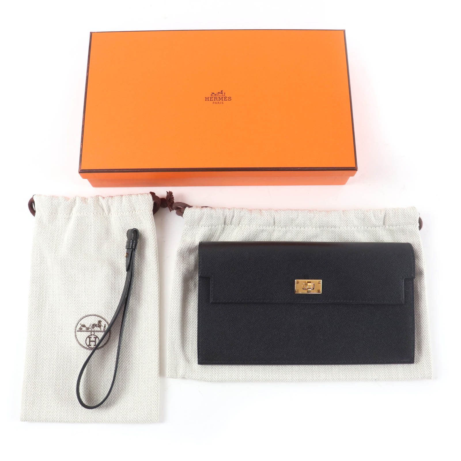 Hermes Hermes Hermes Kelly Pocket Long Epsom Wallet Leather Long Wallet Stamp W (2024) DUTY FREE for USA Size ONE SIZE - 2 Thumbnail