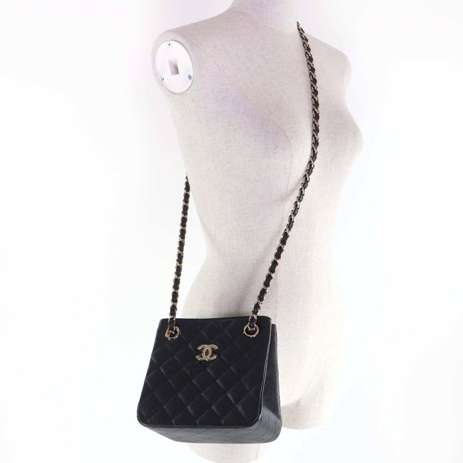 Chanel Chanel Chanel Matelasse Caviar Skin Bucket Bag Leather Shoulder Bag AS3176 DUTY FREE for USA Size ONE SIZE - 10 Thumbnail