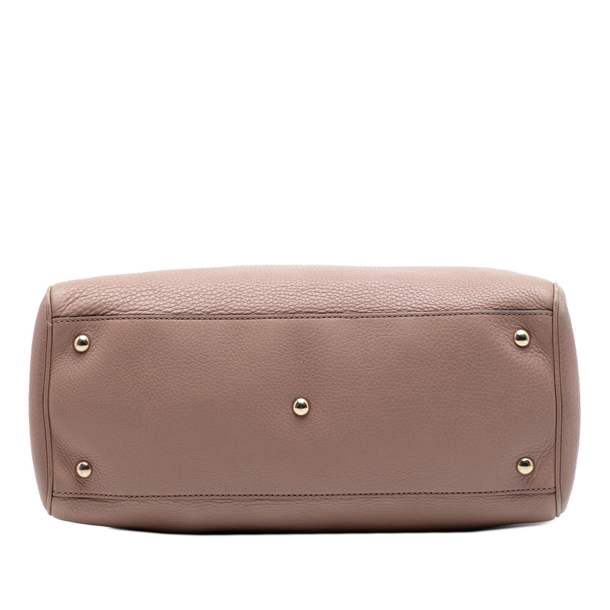 Gucci Medium Calfskin Bamboo Shopper Satchel Size ONE SIZE - 3 Thumbnail