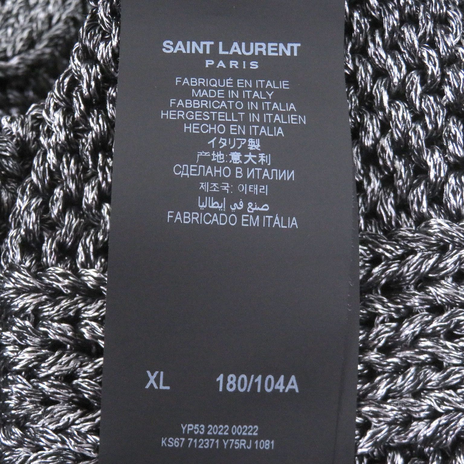 Yves Saint Laurent Yves Saint Laurent Saint Laurent Paris knit turtleneck sweater Plastic / Synthetic Tops DUTY FREE for USA Size ONE SIZE - 5 Thumbnail