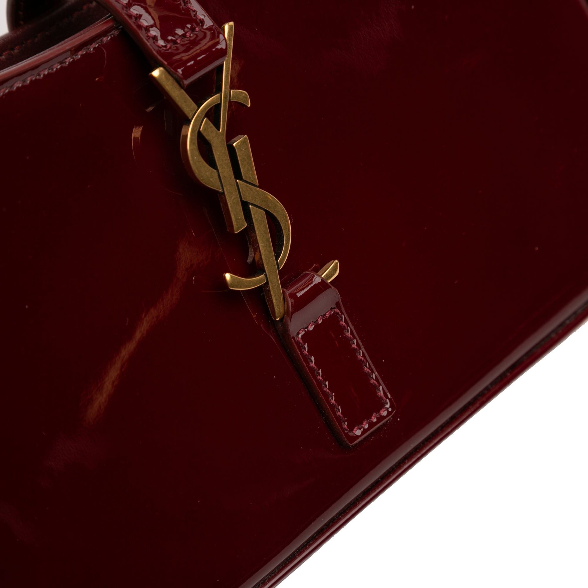 Saint Laurent Paris Mini Patent Le 5 a 7 Size ONE SIZE - 6 Thumbnail