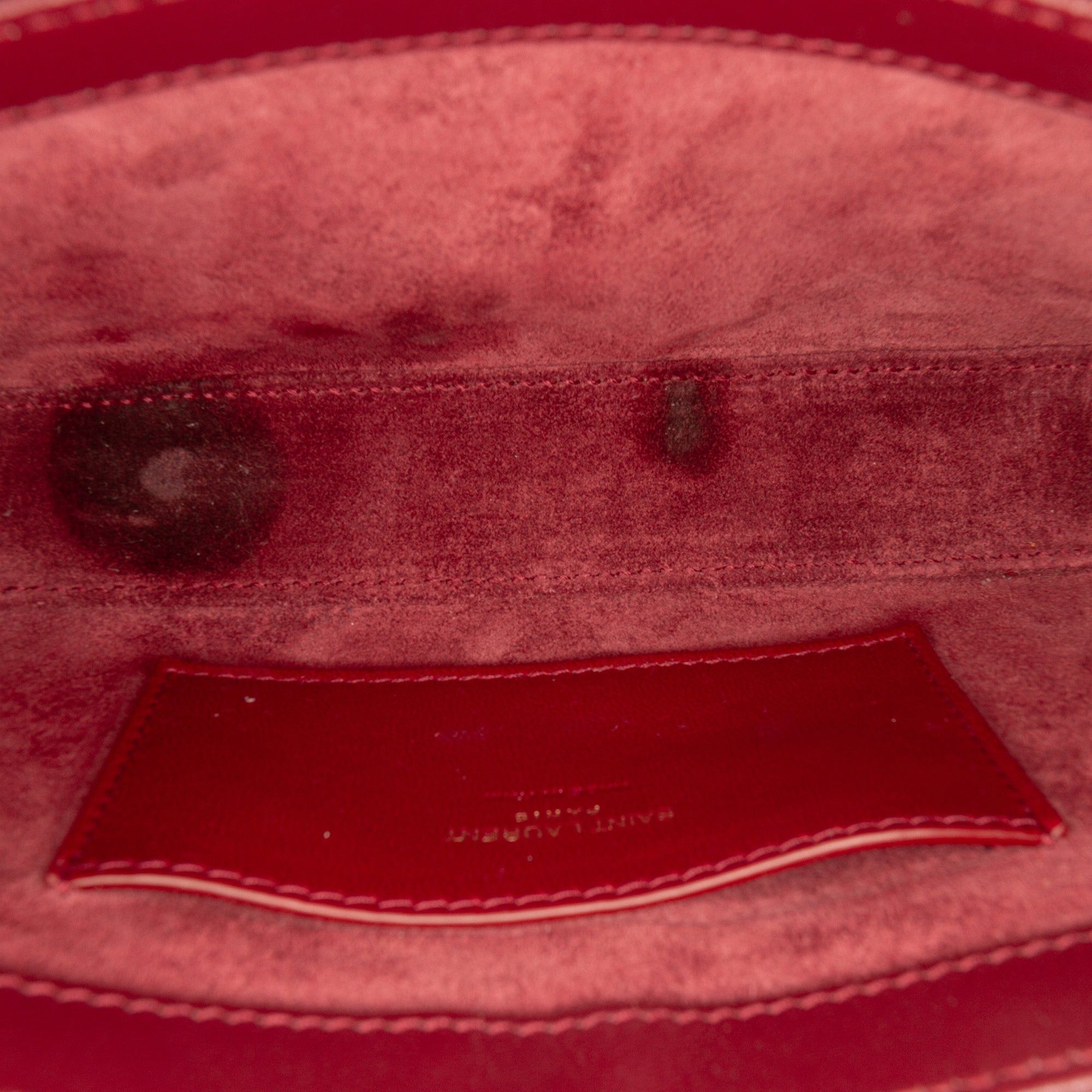 Saint Laurent Paris Mini Patent Le 5 a 7 Size ONE SIZE - 4 Thumbnail