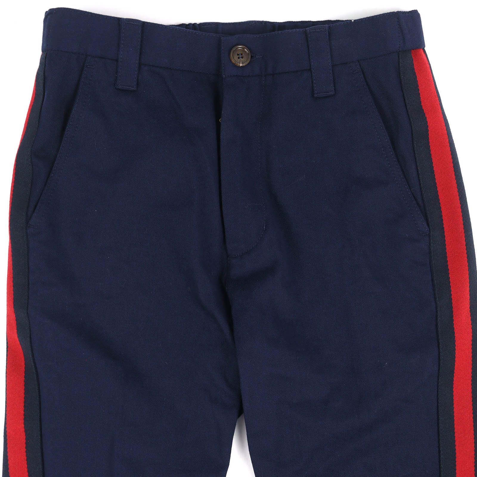 Gucci Gucci Gucci Logo Patch Cotton Track Pants Textile Pants 696755 DUTY FREE for USA Size ONE SIZE - 3 Thumbnail