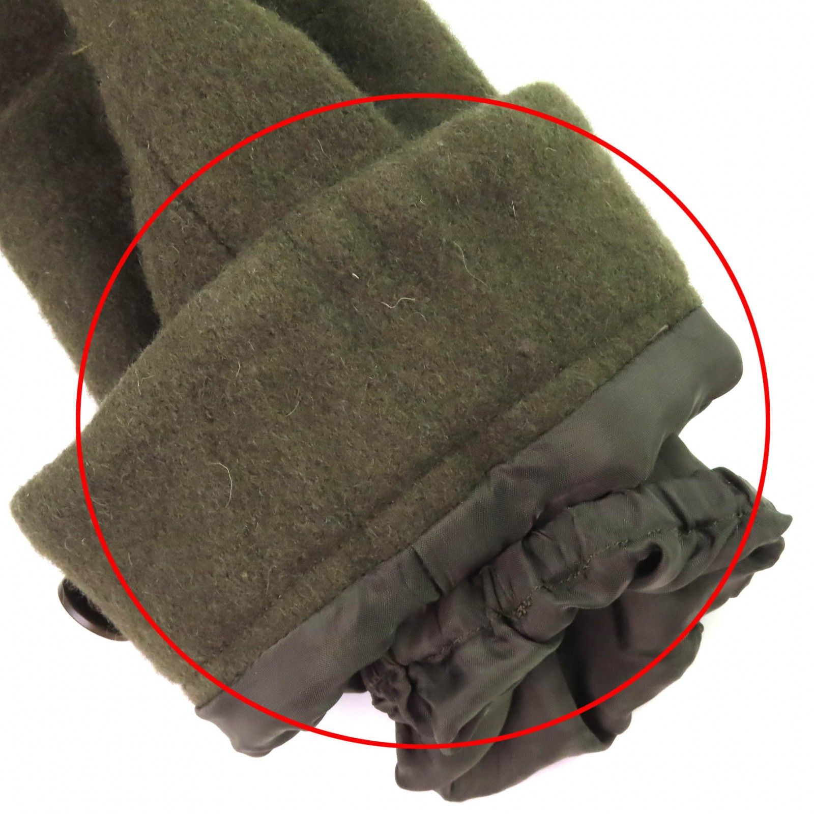 Other Other Ground Y Wool Gabardine Hooded Double Coat Textile Outerwear GJ-C09-102 DUTY FREE for USA Size ONE SIZE - 9 Thumbnail