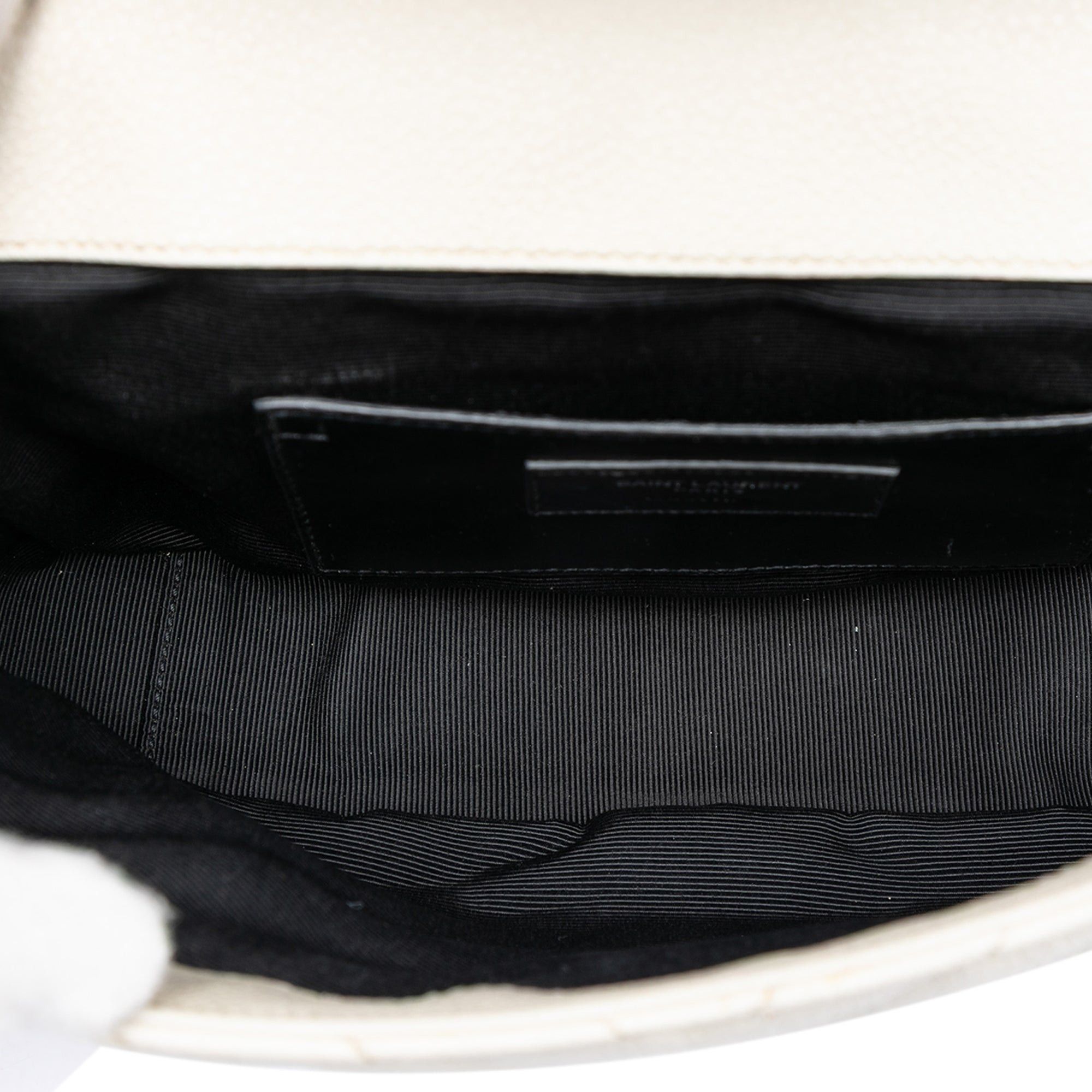 Saint Laurent Paris Medium Chevron Calfskin Monogram Envelope Bag Size ONE SIZE - 4 Thumbnail