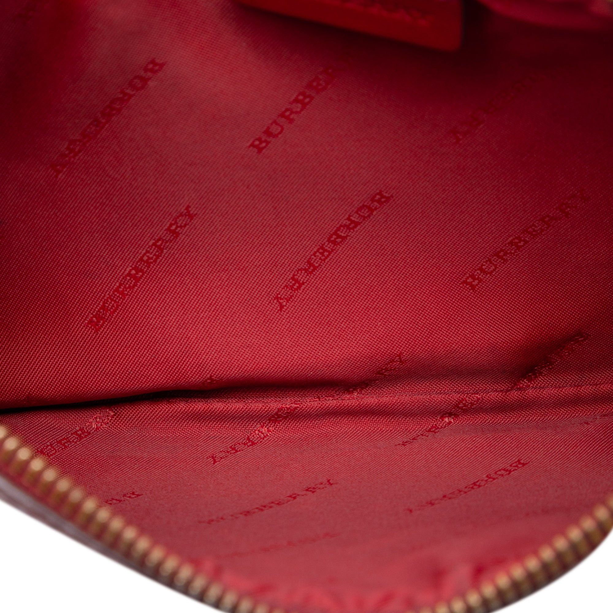 Burberry Haymarket Check Coated Canvas Peyton Crossbody Size ONE SIZE - 4 Thumbnail