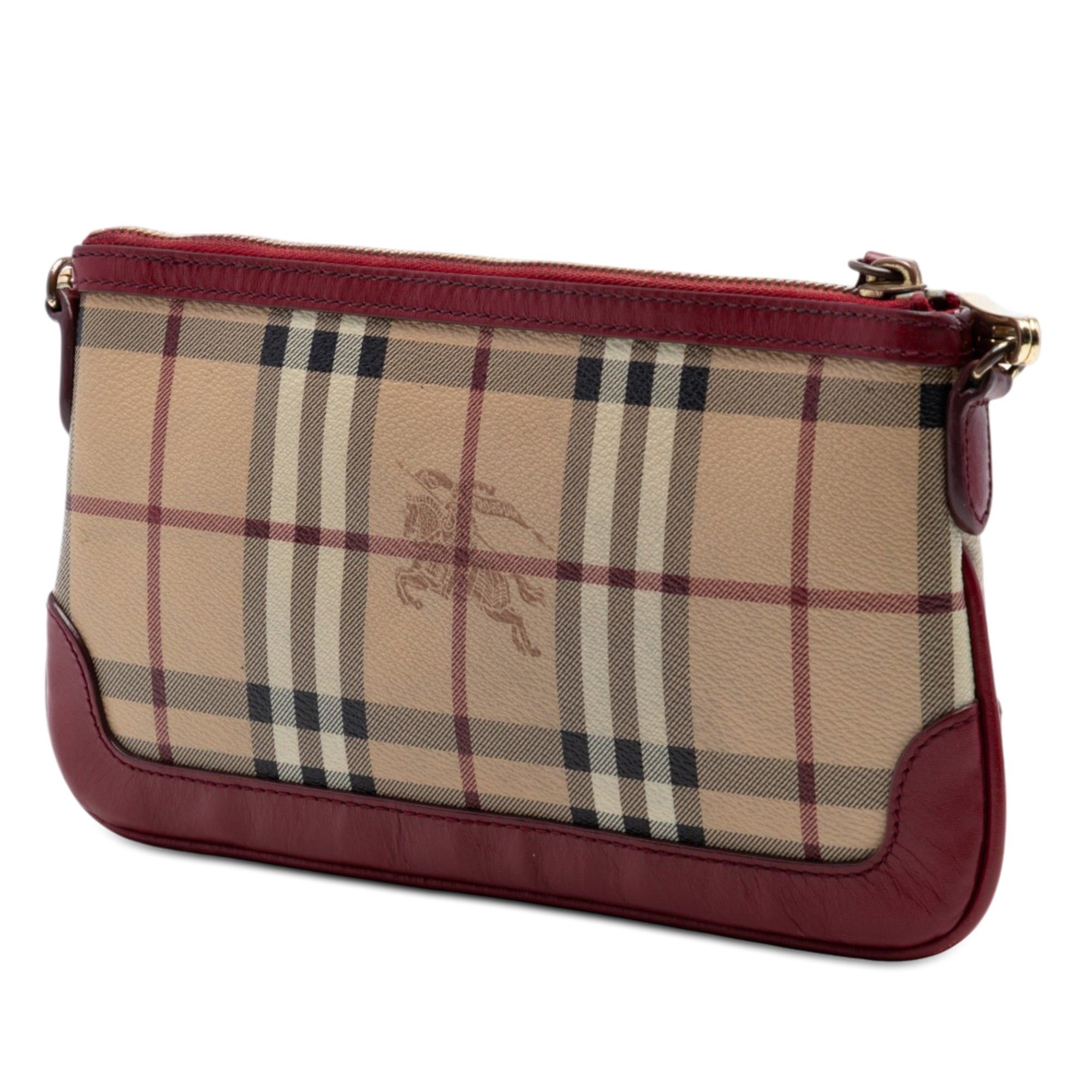 Burberry Haymarket Check Coated Canvas Peyton Crossbody Size ONE SIZE - 2 Thumbnail