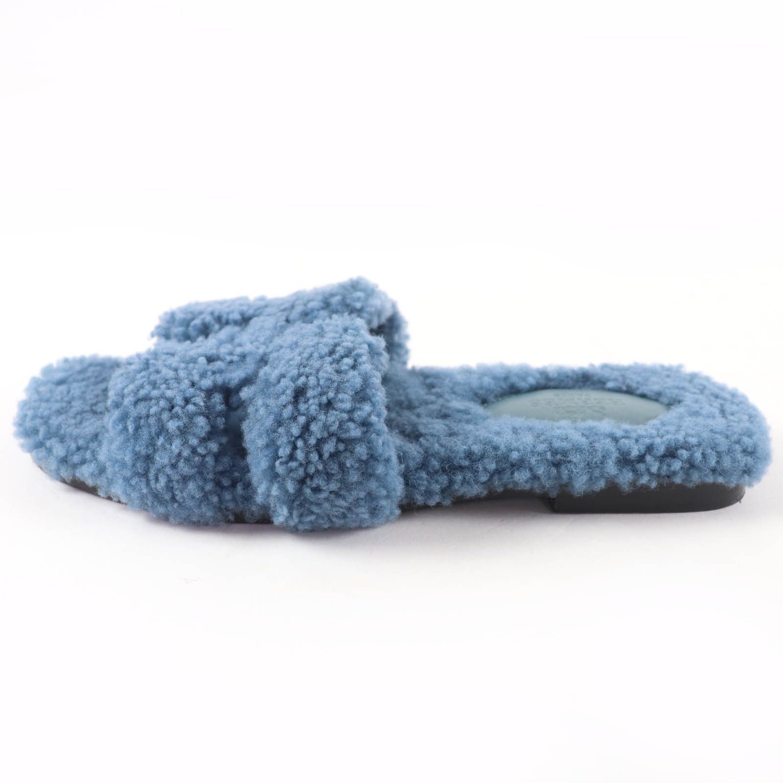 Hermes Hermes Hermes Oran Mouton Flats Fur Shoes DUTY FREE for USA Size ONE SIZE - 5 Thumbnail