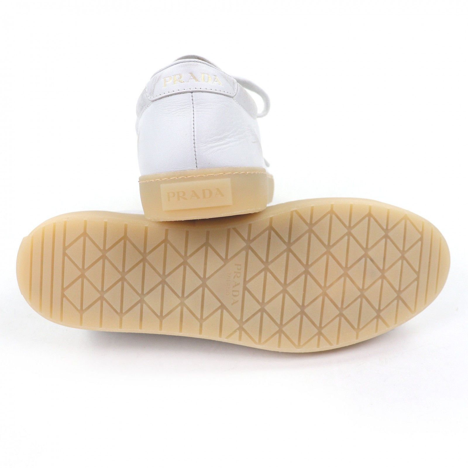 Prada Prada Prada Leather Sneakers Leather Shoes DUTY FREE for USA Size ONE SIZE - 5 Thumbnail
