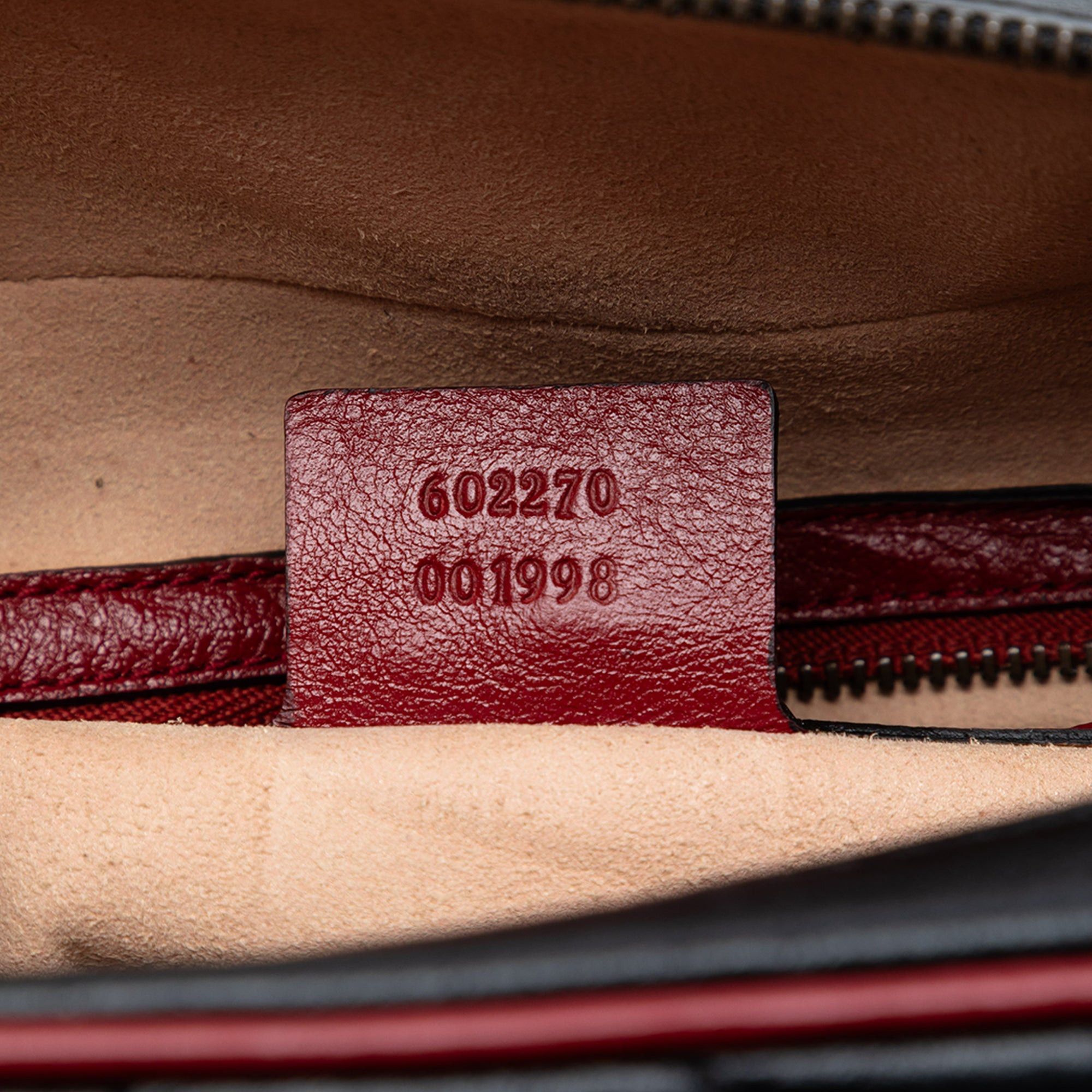 Gucci Small GG Marmont Matelasse Diagonal Leather Torchon Bamboo Satchel Size ONE SIZE - 6 Thumbnail