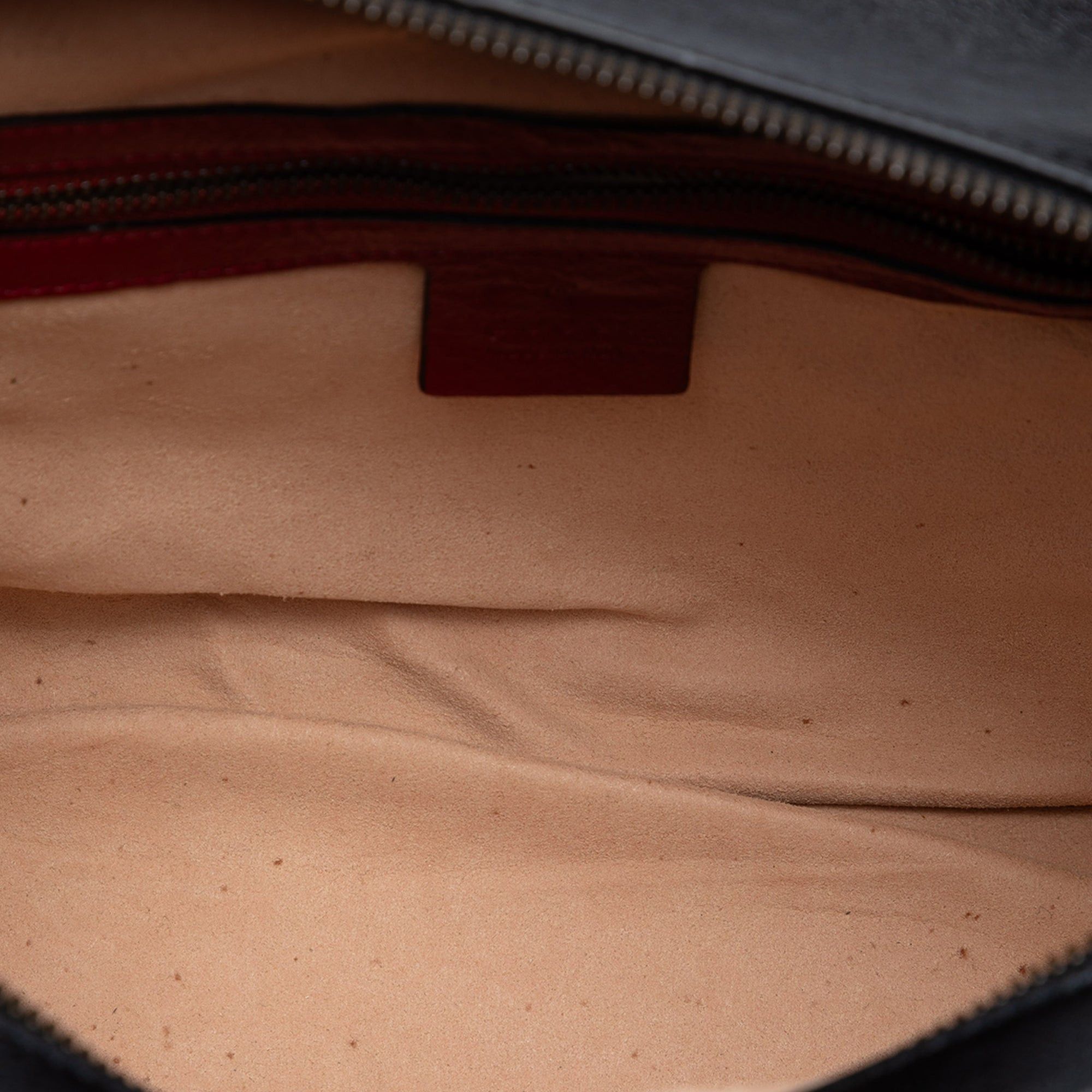 Gucci Small GG Marmont Matelasse Diagonal Leather Torchon Bamboo Satchel Size ONE SIZE - 4 Thumbnail