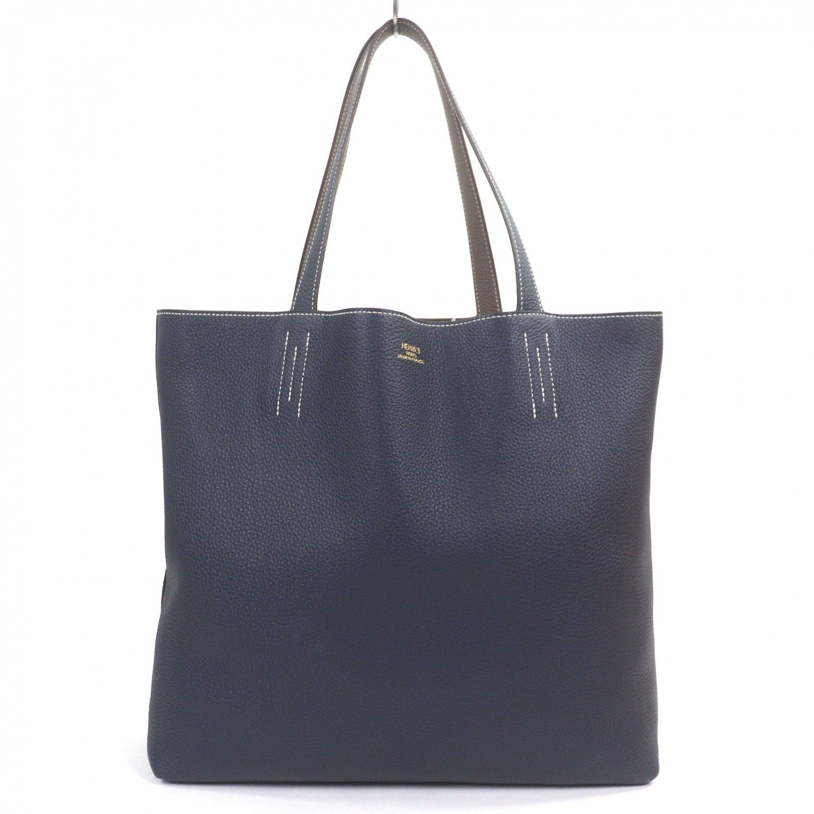 Hermes Hermes Hermes Double Sens45 Taurillon Clemence tote bag Leather Tote Bag Stamp U (2022) DUTY FREE for USA Size ONE SIZE - 4 Thumbnail