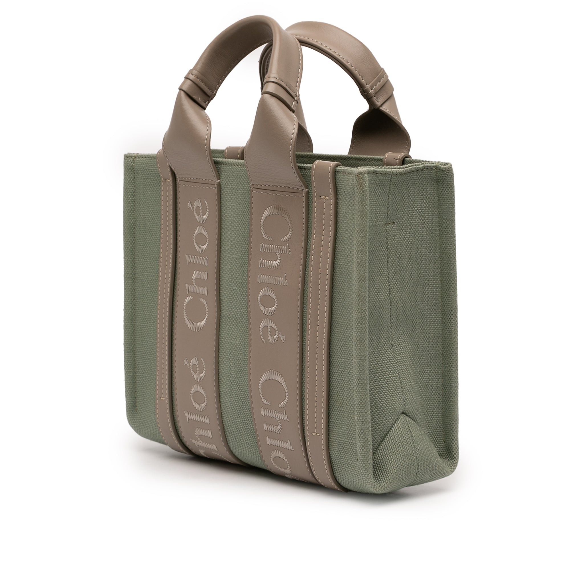 Chloe Small Canvas Woody Tote Size ONE SIZE - 2 Thumbnail