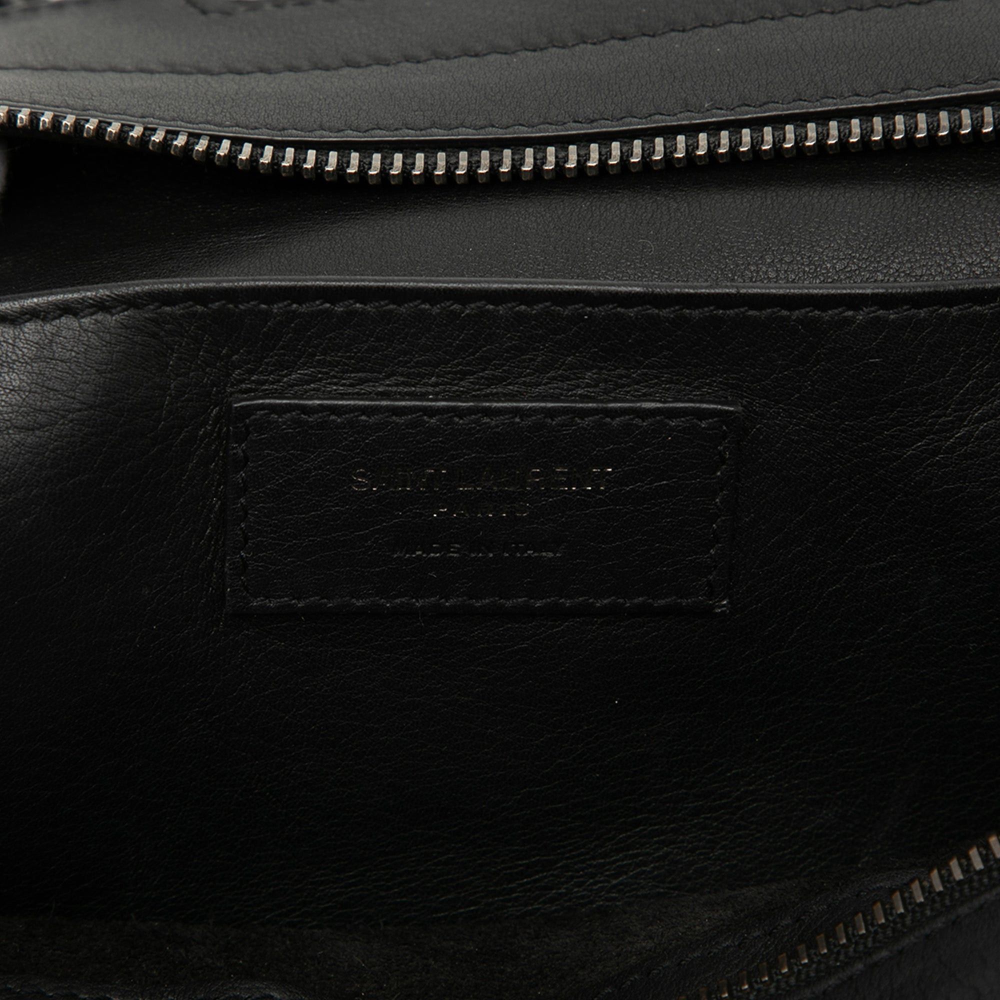 Saint Laurent Paris Baby Studded Leather Monogram Downtown Cabas Satchel Size ONE SIZE - 5 Thumbnail