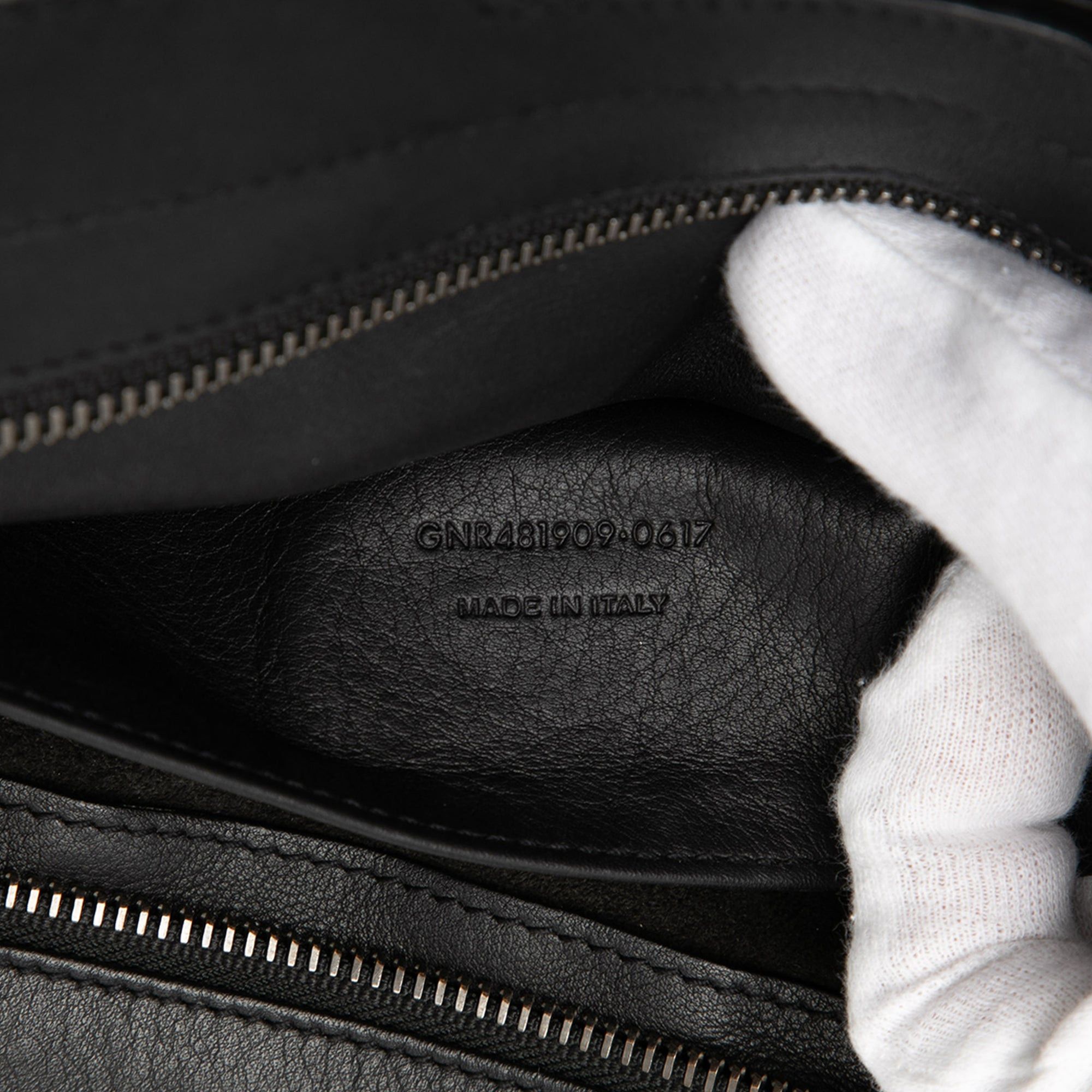 Saint Laurent Paris Baby Studded Leather Monogram Downtown Cabas Satchel Size ONE SIZE - 6 Thumbnail