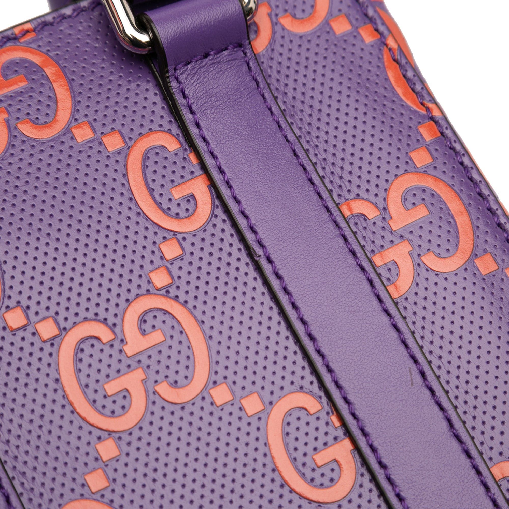 Gucci Mini GG Embossed Perforated Leather Tote Size ONE SIZE - 7 Thumbnail